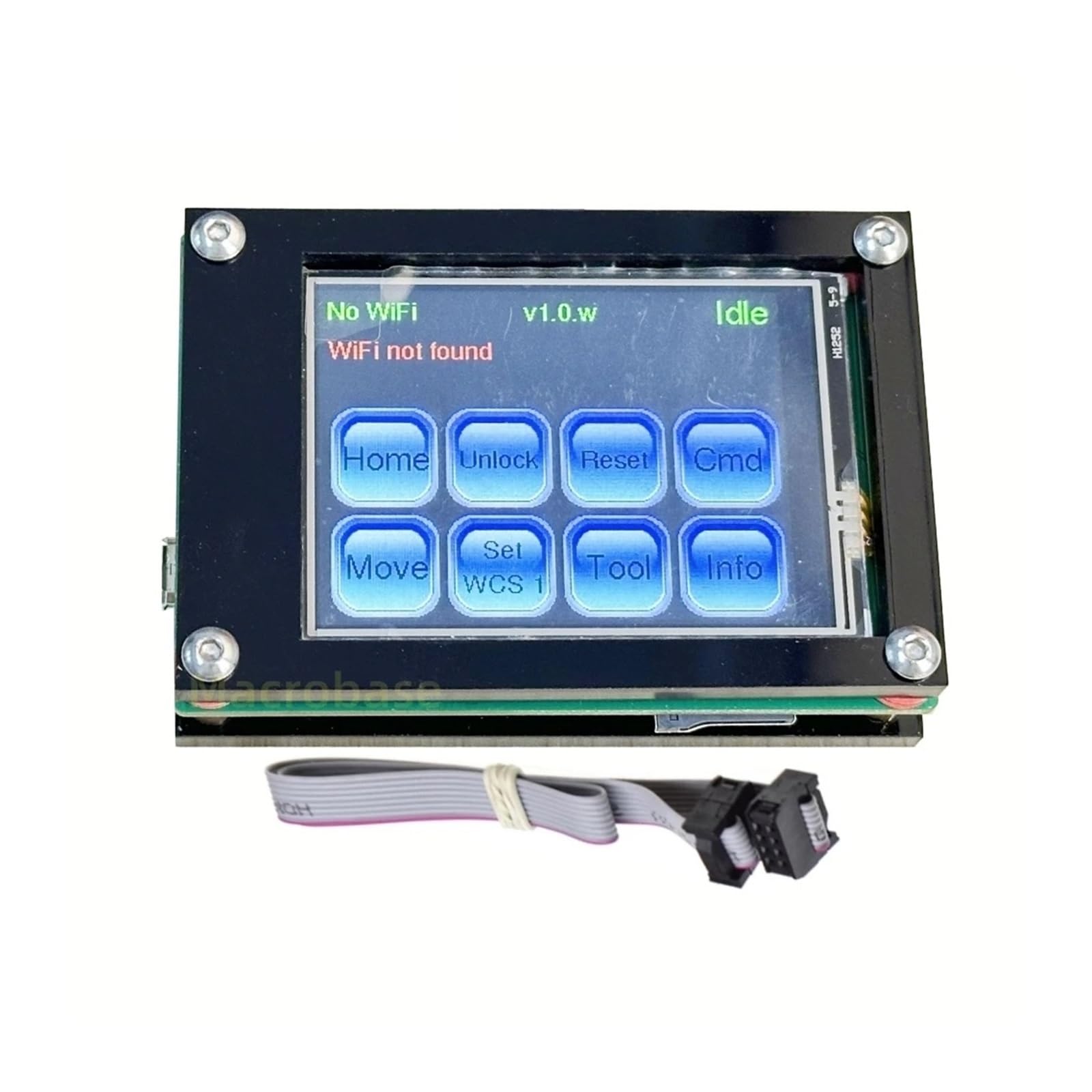 JVDDI 4 Axis Cnc Board Motion Card GRBL Controller DIY Parts TFT24 Touch Screen Display For Engraver Machine(4 axis Card Pro)