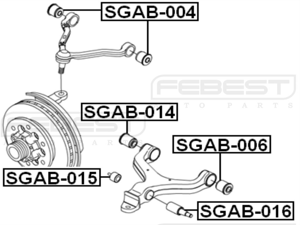 Amazon.com: 4451709001 - Arm Bushing (for Front Lower Control Arm 