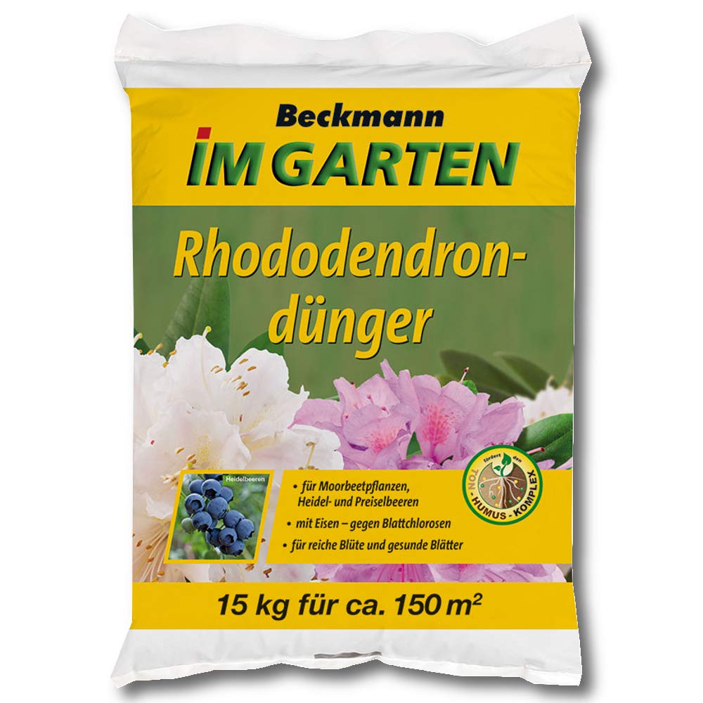 Rhododendron Dnger Organisch-mineralisch 15 kg fr ca. 200 m : Amazon.de:  Garten