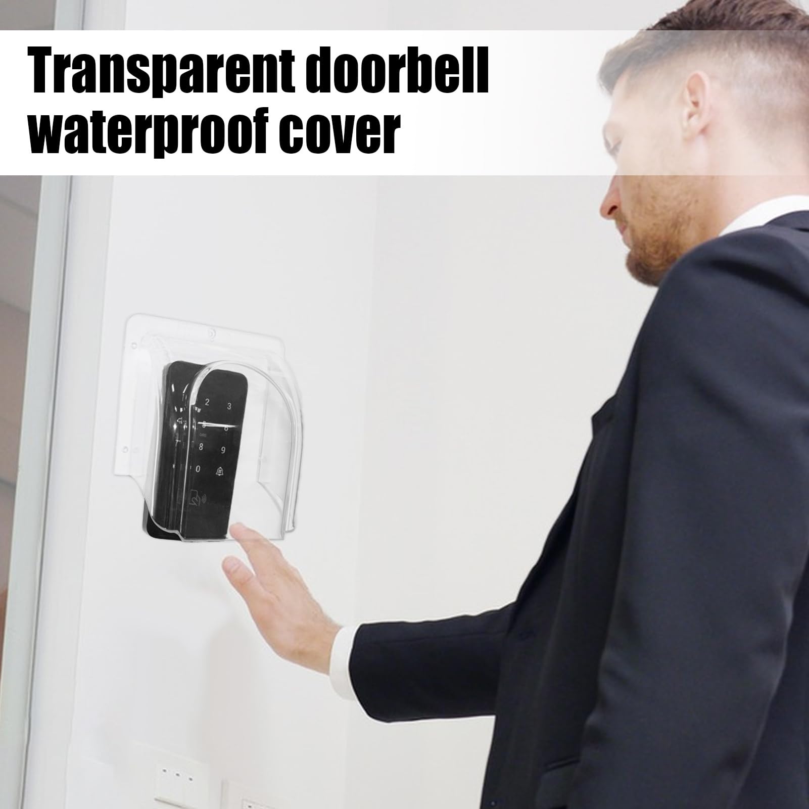 Case Di Campanello Intelligente - Guscio Recinto Per Protezione Della Porta Ad Anello, Alloggiamento Forte Impermeabile | Dello Scudo A Parete, Resistente Al Manomissione Coperchio Più