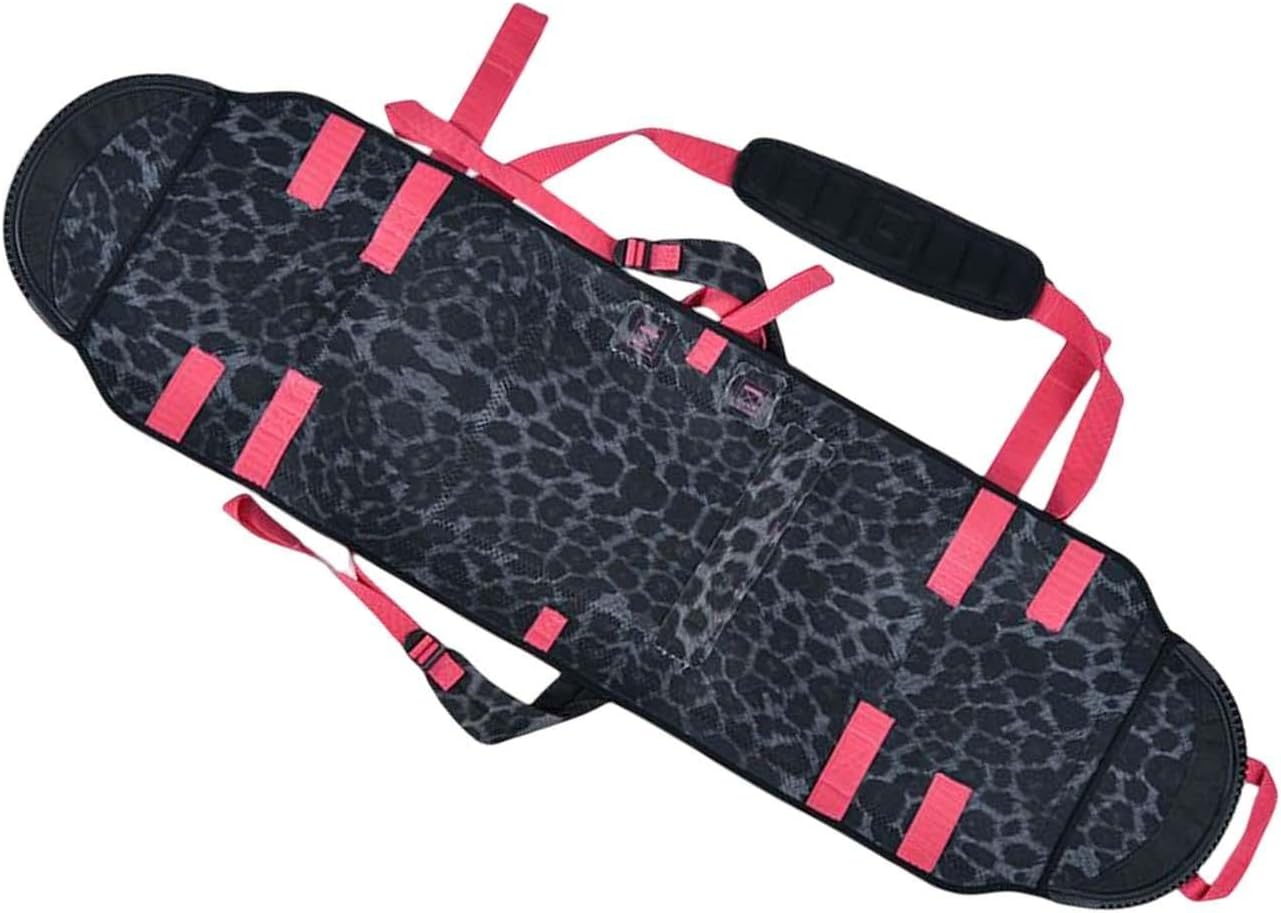 kowaku Ski Storage Bag Shoulder Bag Adjustable Shoulder Strap Waterproof Handbag Snowboard Sleeve Cover Case for Travel Trip Unisex Outdoor Sports, Red 155cm