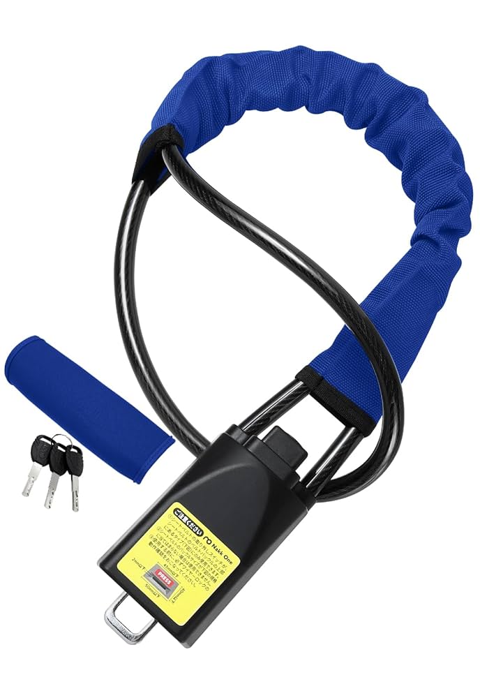 【盗難防止】ハンドルロックステアリングロック極美品 Queen ハンドルロック 盗難防止 車 最強 ステアリングロック