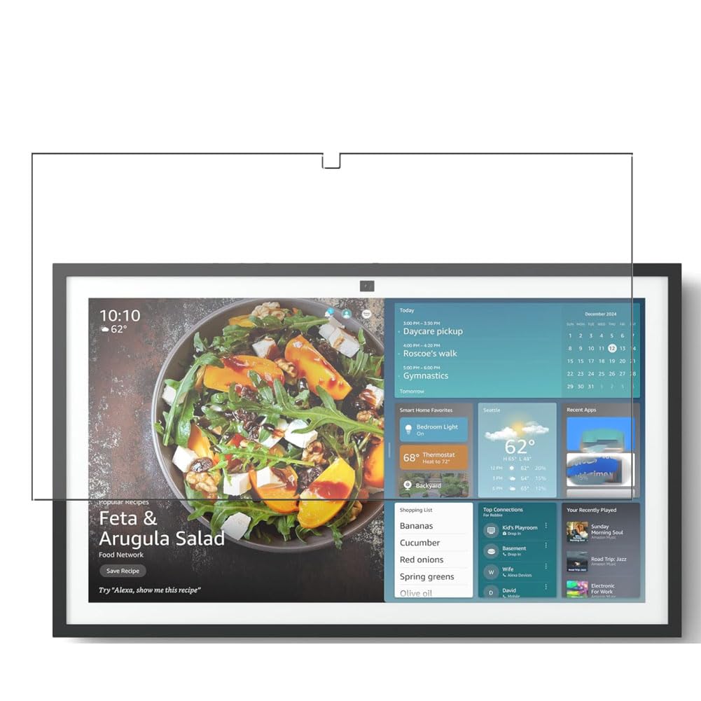 Puccy 3 Pack Screen Protector, compatible with Echo Show 21 2024 21" TPU Film Guard （ Not Tempered Glass Protectors）