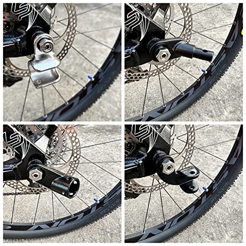Image of Bike Trailer Hitch Thru Axle Adapter 12mm Thru Axle with 1.0 /1.5 /1.75 Thread Pitch Shaft Length 167~185mm (M12-1.0-174mm)