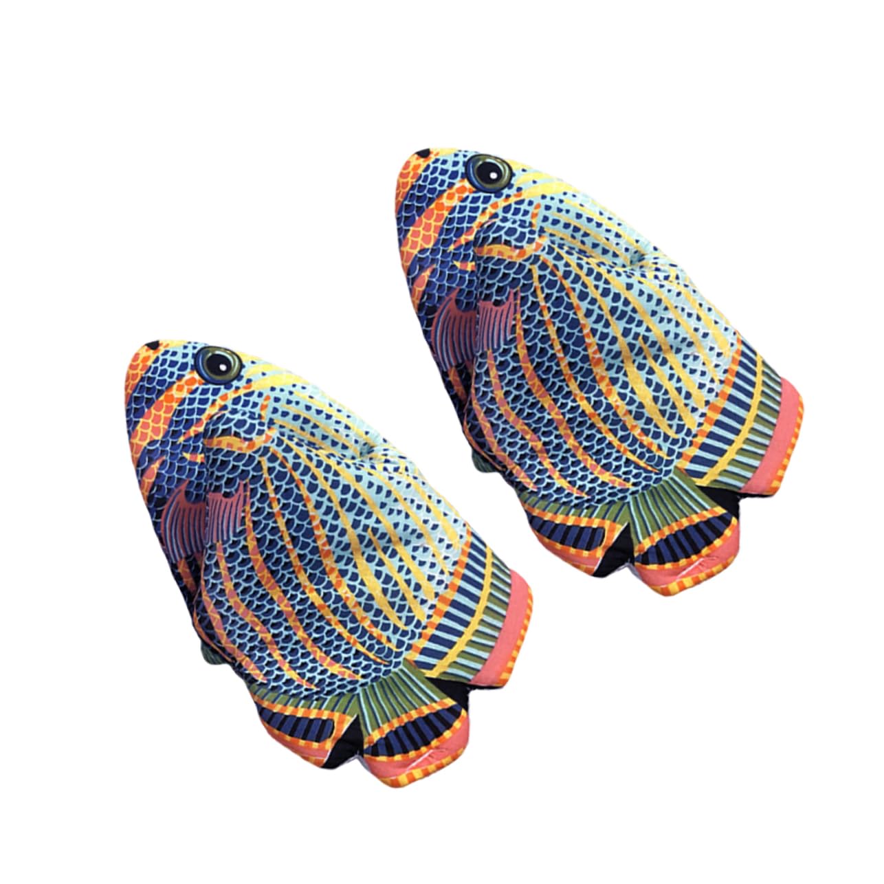 Cabilock Cooking Mittens Heat Resistant White Oven Mitts Long Length Stain Resistant Non-Slip Grip Hanging Loop Kitchen Accessories