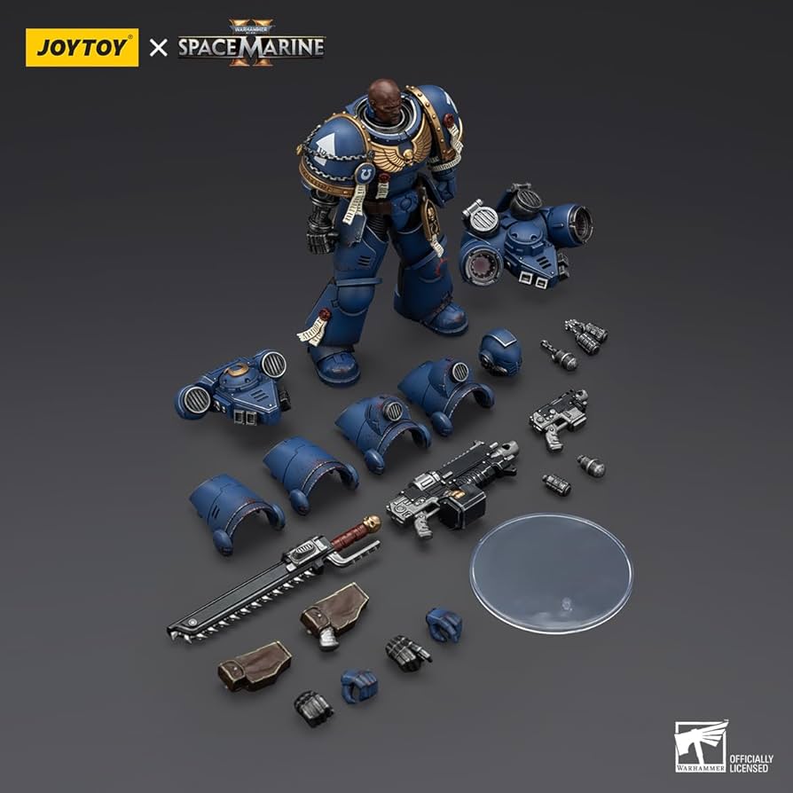 Amazon.com: JOYTOY Warhammer 40k Space Marine 2,1/18 Action Figure