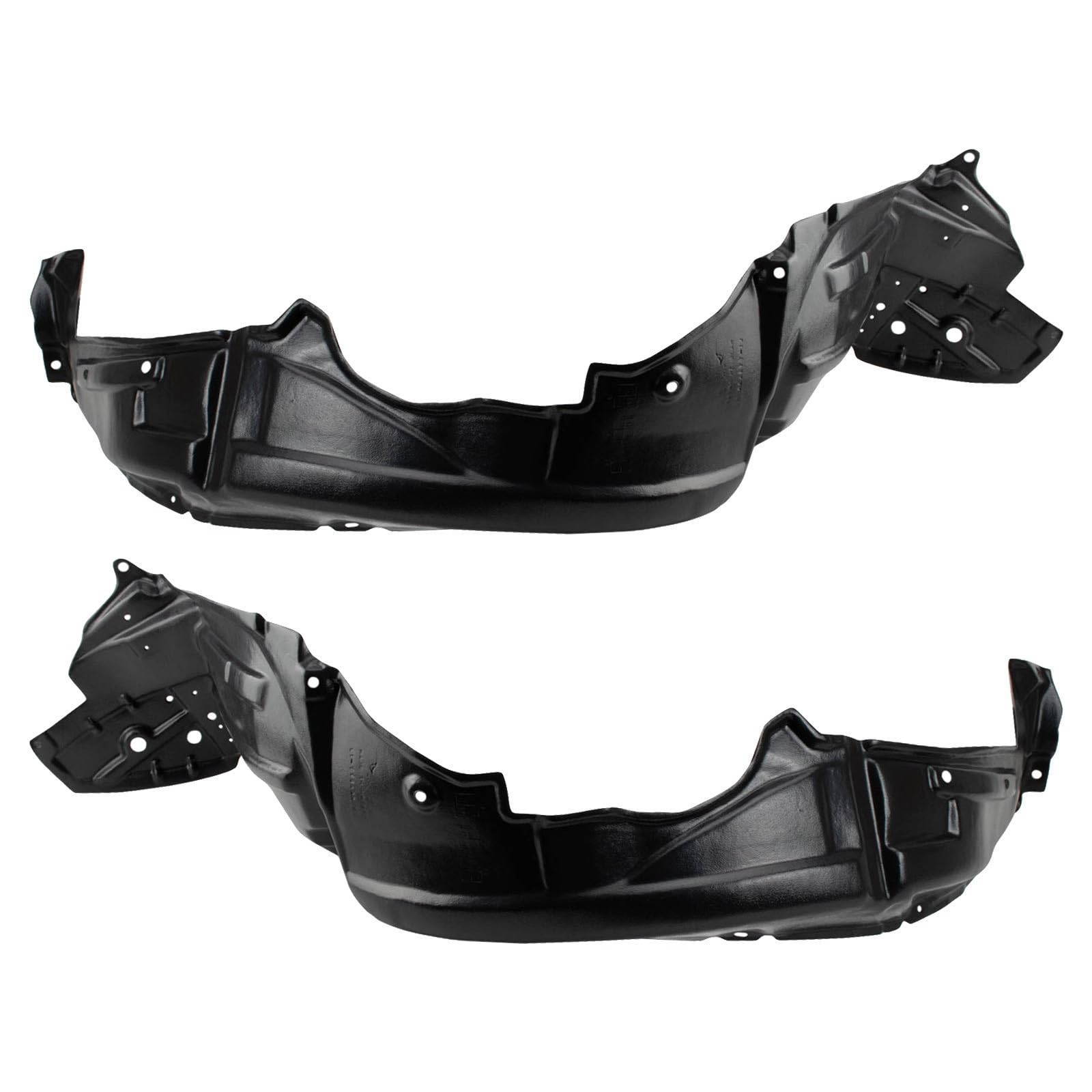 TRQ Front Inner Fender Liner Set | For 2011-2013 Scion tC SC1248108 SC1249108