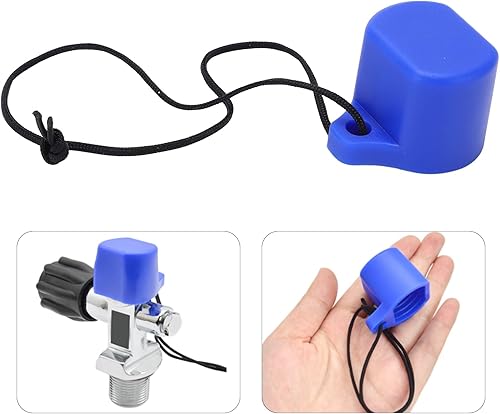 Miniatura 2 de BORDSTRACT Tapa de válvula de tanque de buceo, tapa de tapón de tanque de buceo de goma roscada, protector universal de tapa de válvula de tanque de