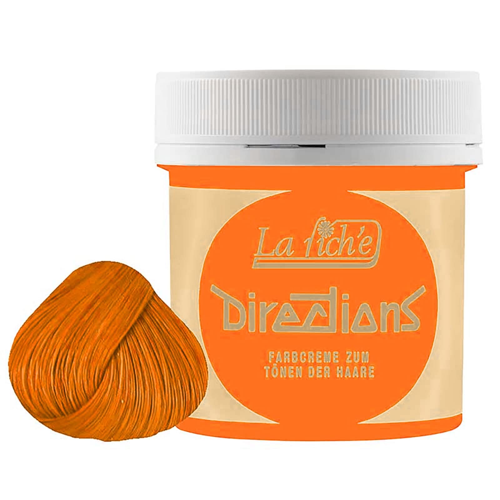 Directions Apricot Semi-Permanent Hair Dye Vegan Cruelty Free Orange