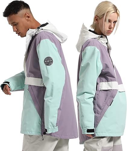 Miniatura 4 de BSASB Chaquetas de esquí para hombre y mujer abrigos de invierno para snowboard chaqueta cálida impermeable al viento para hombres y mujeres esquí