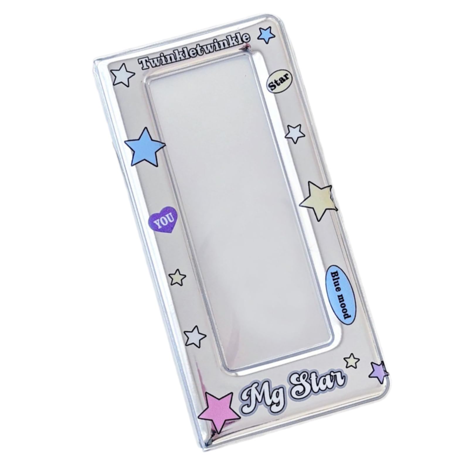 Large Capacity Card Holders for Collector with Colorful Star Pattern Photobooth Frame Album Photo Strips Holders Binder Collector ' s Card Storage