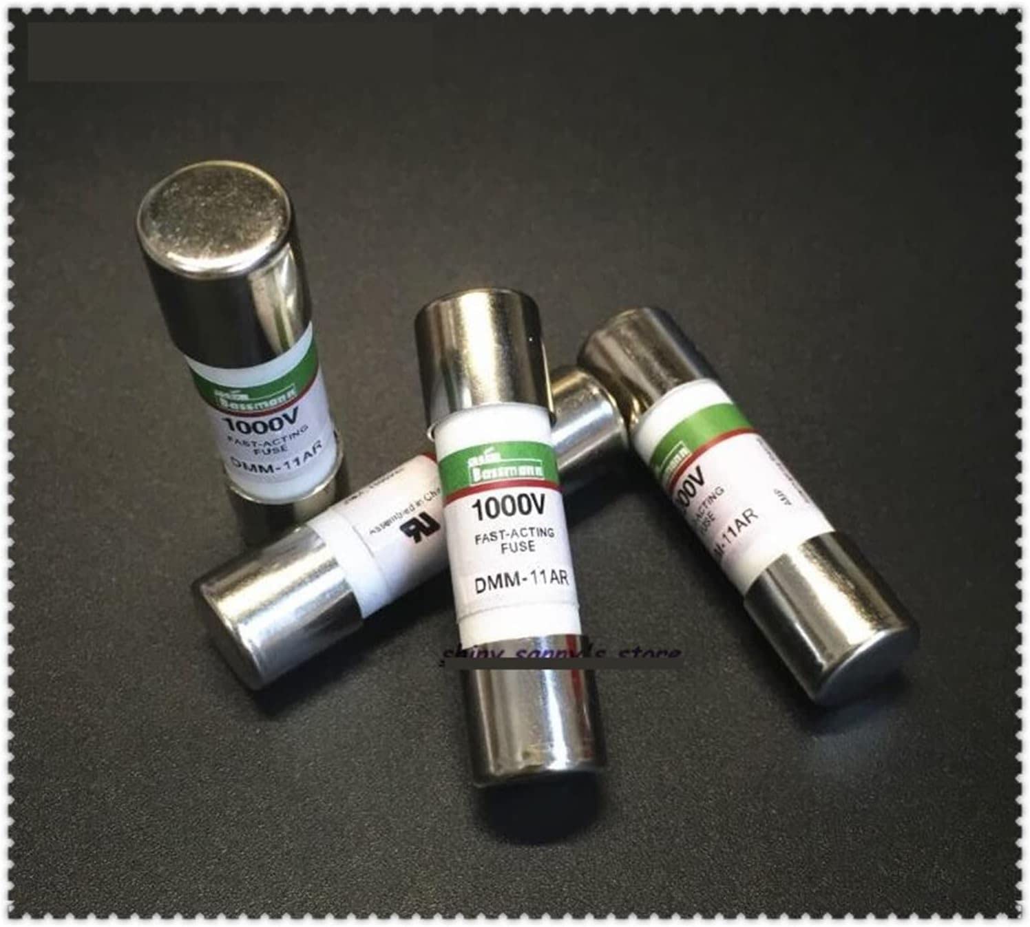 Fusibile a cartuccia in ceramica, cartuccia a tubo in ceramica CioNeL 10 x 38 mm DMM-11AR,DMMB-11AR 11A 1000 V 20 kA Ceramica ad azione rapida for multimetro (AMP: 11AR x5 pezzi) (dimensioni: 11AR x15