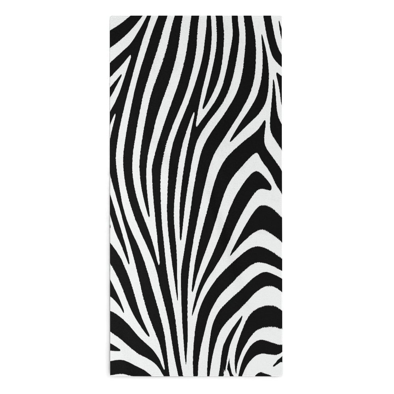 YUXBVKRS Black White Zebra Art Hand Towels for Bathroom 14x29 Inch