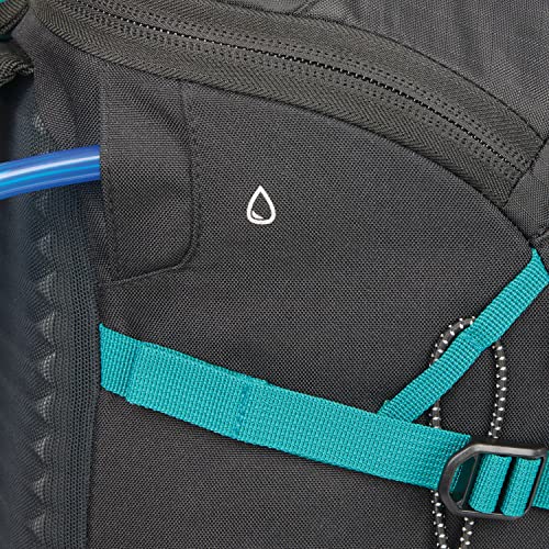 Image of High Sierra Pathway 2.0 Backpack with Hydration Storage Sleeve, for Hiking, Biking, Camping, Traveling, Black, 30L