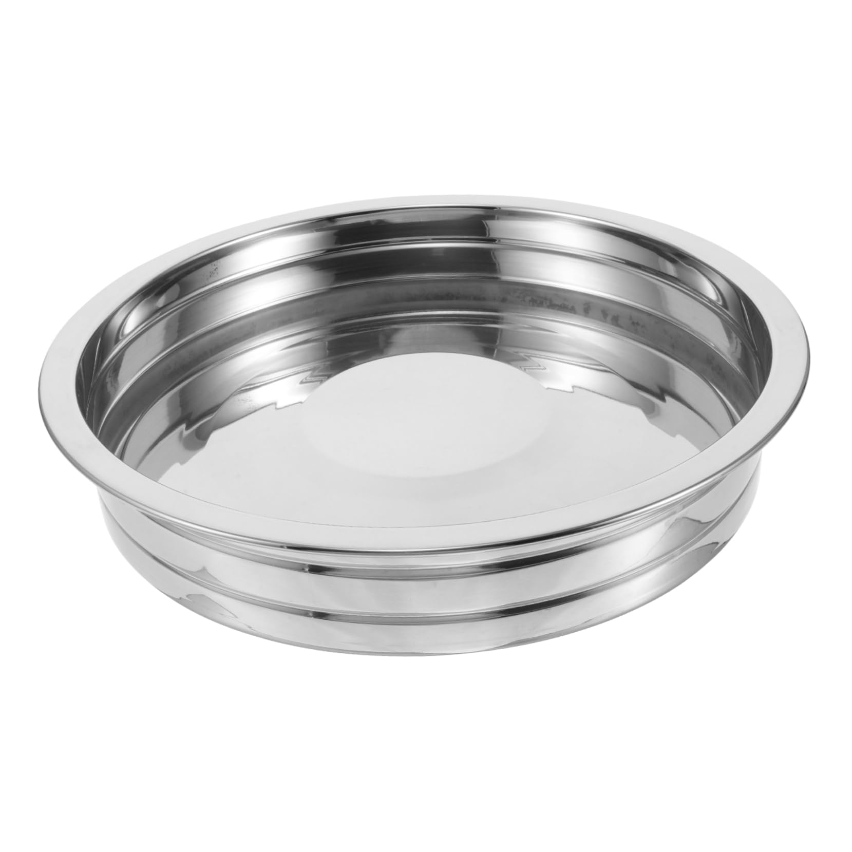 Assiette de communion en acier inoxydable pour église - Plateau élégant