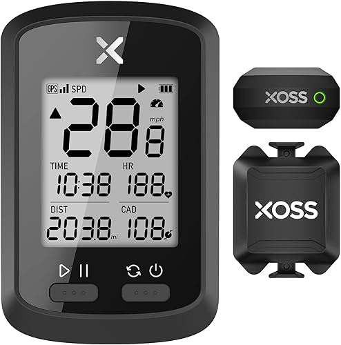 XOSS G+ GPS - Computadora de ciclismo inalámbrica para bicicleta, odómetro, rastreador de ciclismo IPX7, bicicleta de carretera, MTB bicicleta