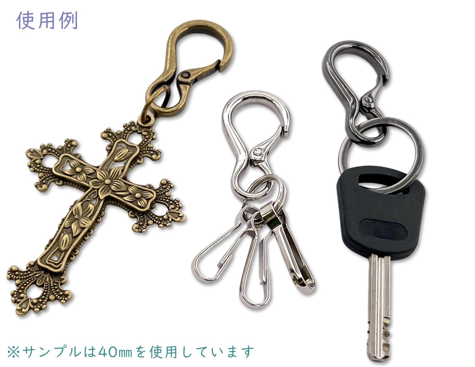 GARNI カラビナ/ キーリング GARNI - Carabiner Key Holder / シルバー | Tempt