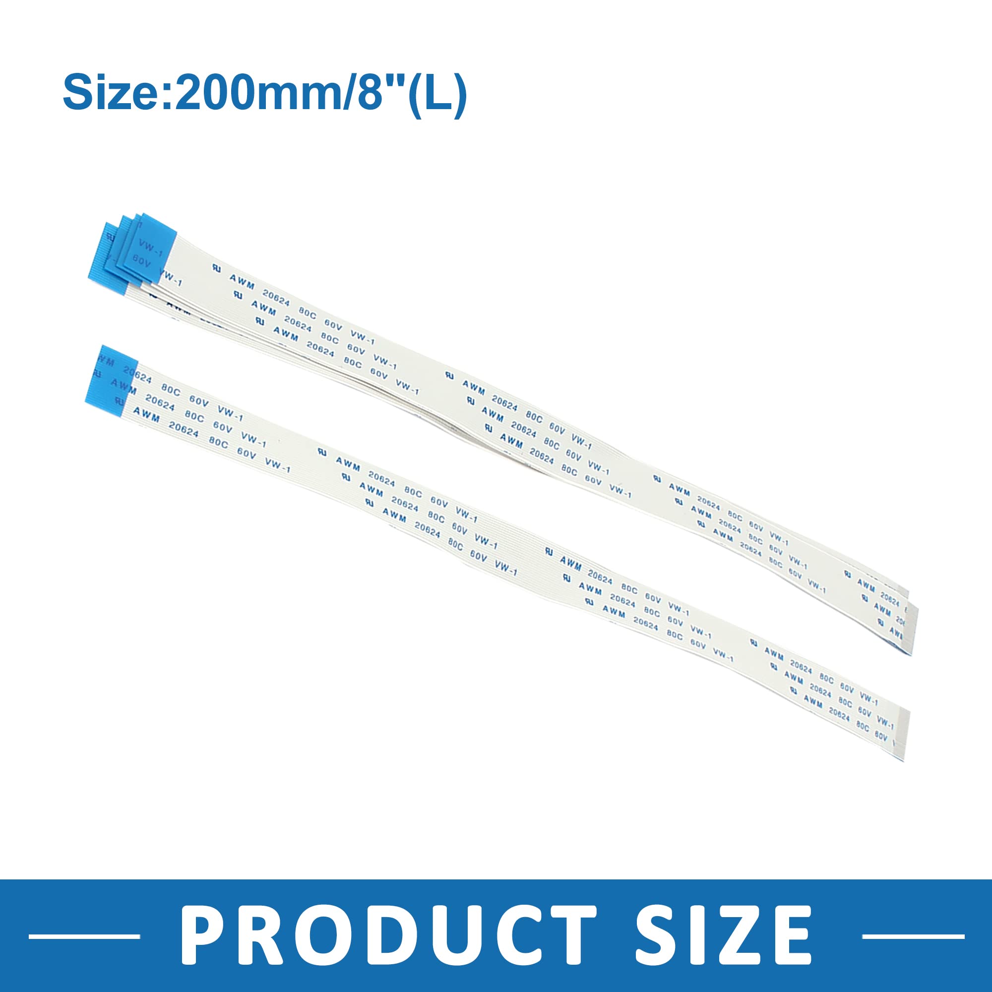 A ABSOPRO Flessibile Piatto Cavo 24 Pin FFC Player Nastro B Tipo Filo (Set 5)