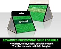 Vista 2 de Maxguard Pantry Moth Traps (8 Pack) with Extra Strength Pheromones Non-Toxic Sticky Glue Trap for Food and Cupboard Moths in Your Kitchen Trap &