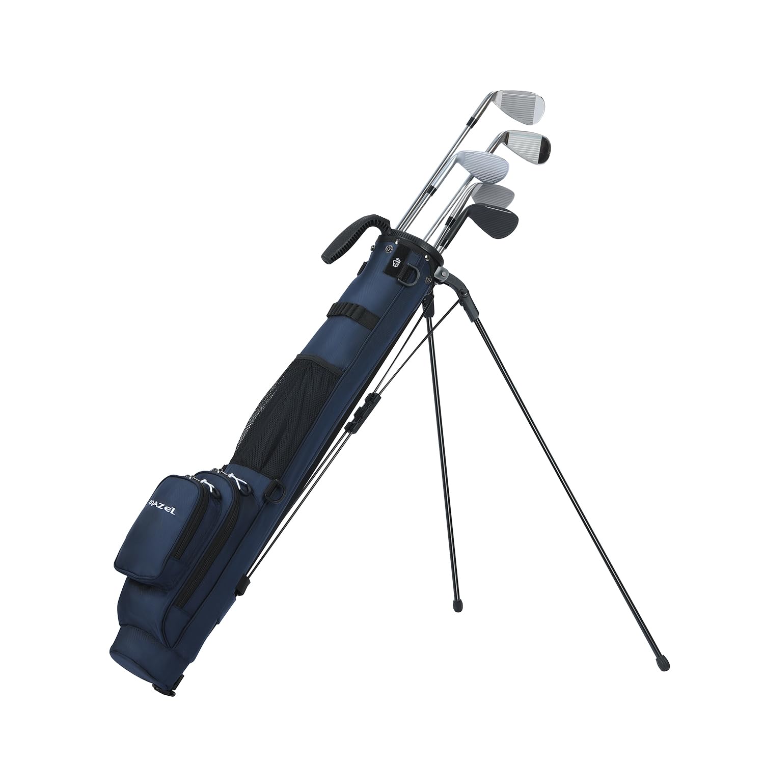 MAZEL Golftasche, 2-Wege-Trennwand, 2 Taschen, verstellbare Schultergurte, hochwertiges 900D-Nylon, leichtes Material, Bleistift-Golftasche für Männer und Frauen
