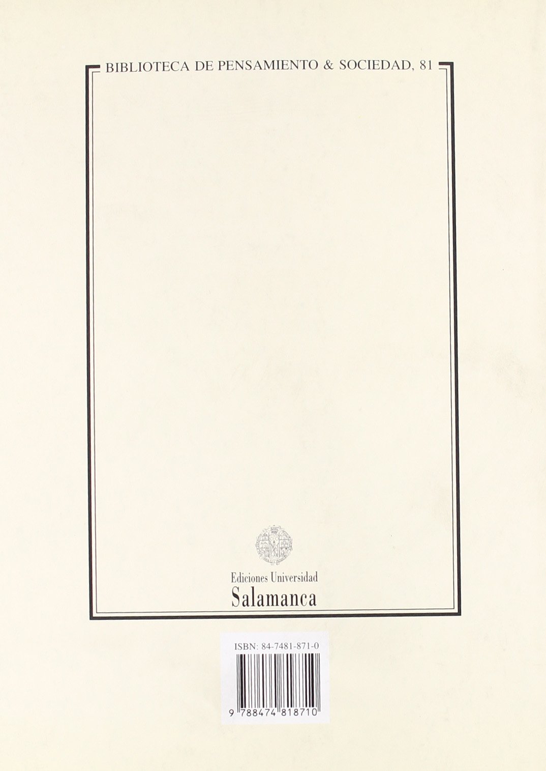 LIBERTAD Y REUNIFICACION. TAREAS DE LA POLITICA ALEMANA: 81 (BIBLIOTECA PENSAMIENTO Y SOCIEDAD)