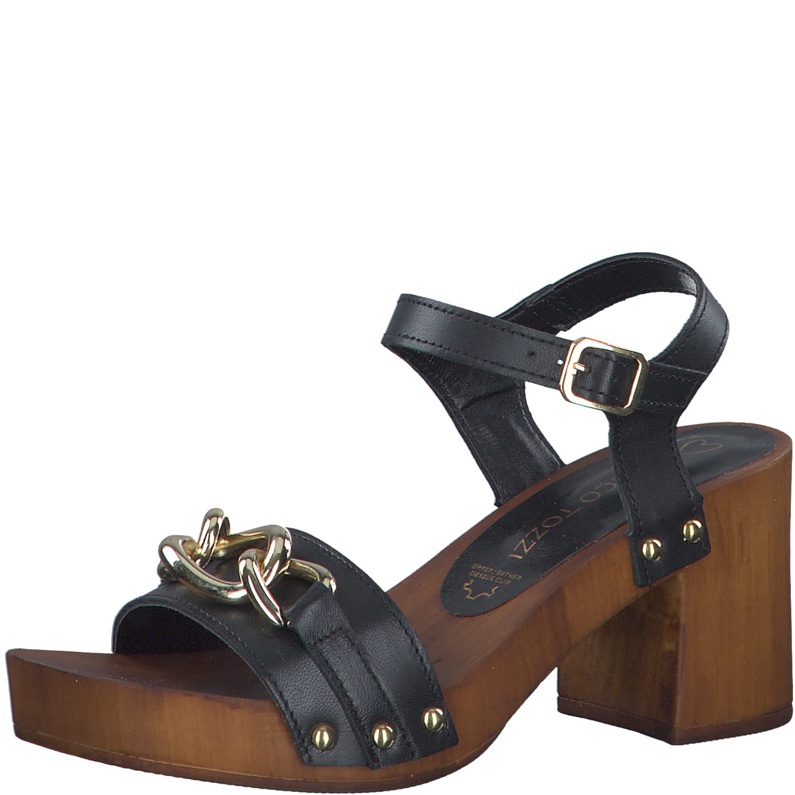 MARCO TOZZI Women's 2-2-28362-20 Heeled Sandals, black, 6 UK