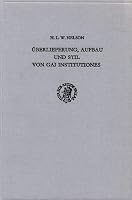 Uberlieferung, Aufbau Und Stil Von Gai Institutiones. ((Nicht in Kataloge Aufnehmen!)) 342807274X Book Cover