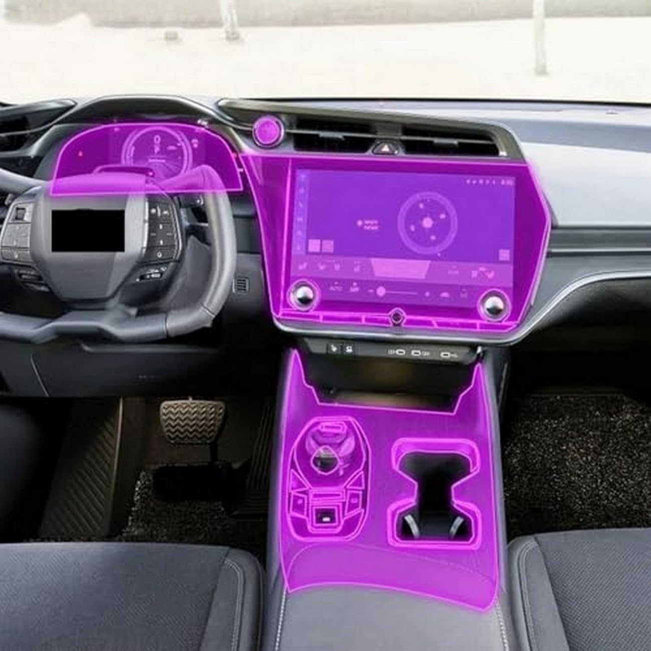Película para interior de coche Lexus RZ 450 proteja su tablero de piano en viajes diarios