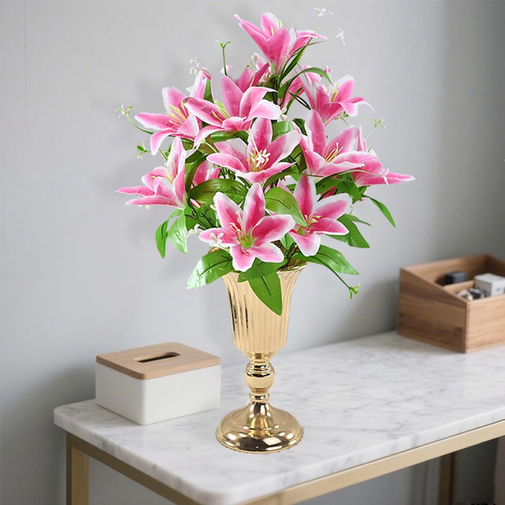 Tiges de lys artificiels de haute qualité pour décoration intérieure raffinée et grands vases