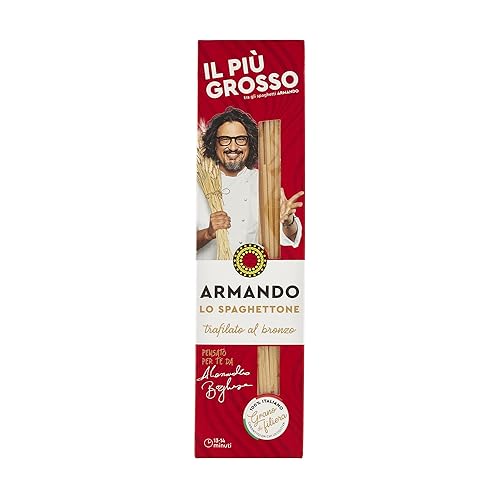 Immagine del prodotto Armando, Lo Spaghettone, Pasta di Semola di Grano Duro di Filiera 100% Italiano - 20 confezioni da 500 gr