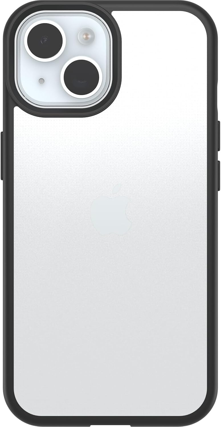 OtterBox iPhone 16e & iPhone 16e & 15 Prefix Series Case - Stardust (Clear/Glitter), Ultra-Thin, Pocket-Friendly, Raised Edges Protect Camera & Screen, Wireless Charging Compatible