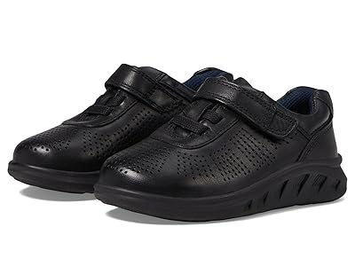Johnston & Murphy Kids Activate U Throat (Big Kid/Toddler/Little Kid) Boys Shoes Black Full Grain : 5 Toddler M, Leather