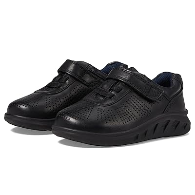 Johnston & Murphy Kids Activate U Throat (Big Kid/Toddler/Little Kid) Boys Shoes Black Full Grain