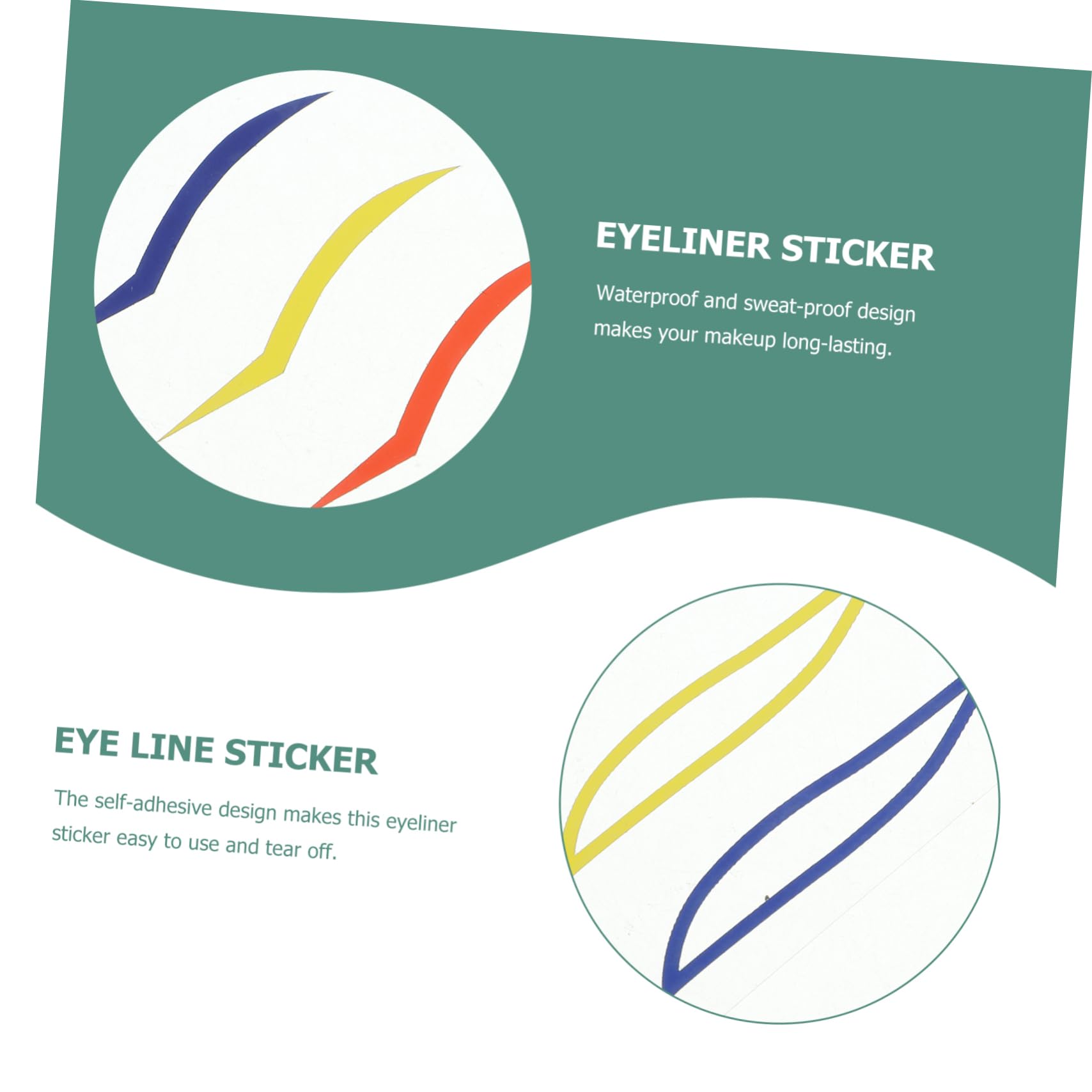 16sätze Eyeliner Aufkleber Für Frauen Dekorative Eyeliner Sticker Für Partys Und Nachtleben Selbstklebend Einfach Anzuwenden Komfortabel Und Langlebig