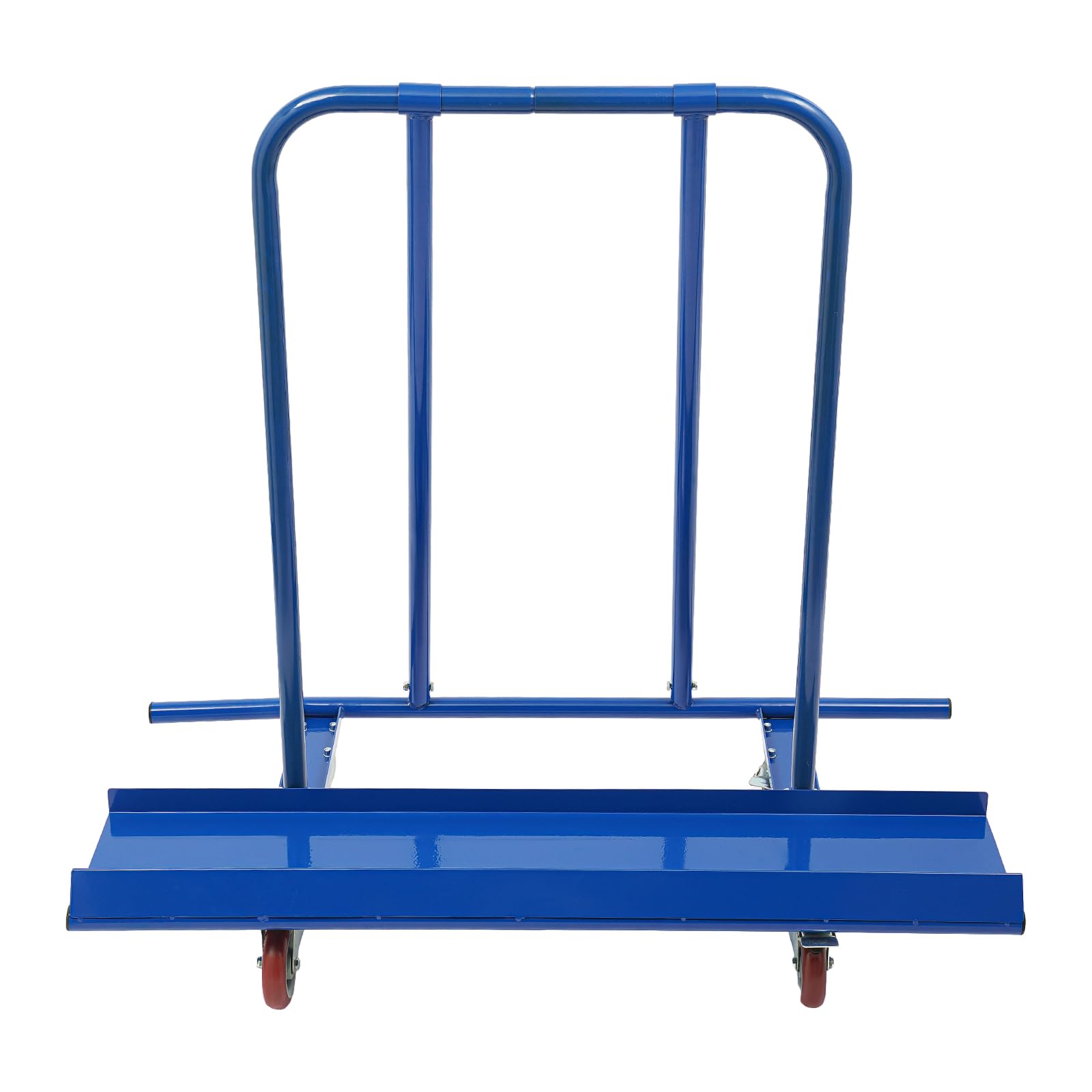 Plattenkarren, 800 kg Tragkraft, Plattenwagen mit 4 Rädern, Transportwagen für Holzplatten, Fenstern, Türen (Blau)
