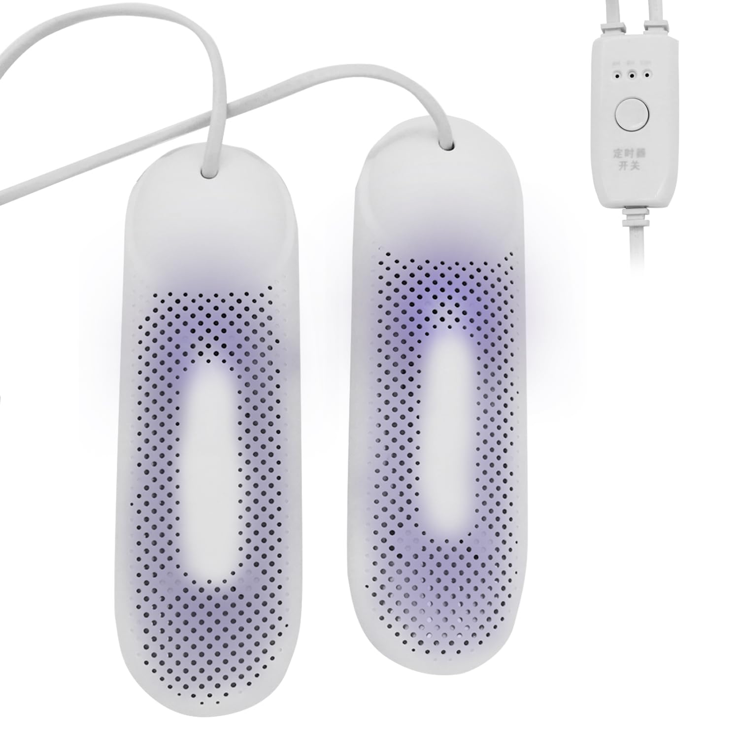 SIGANDG Asciugascarpe Elettrico Con Timer - Asciuga, Riscalda E Elimina I Cattivi Odori Per Scarponi Da Sci, Scarpe E Stivali