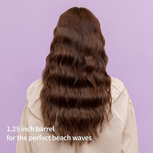 Miniatura 5 de VODANA Paquete de planchas profesionales para el cabello, plancha rizadora Glamwave de triple flujo, barra suave, plancha plana, lavanda