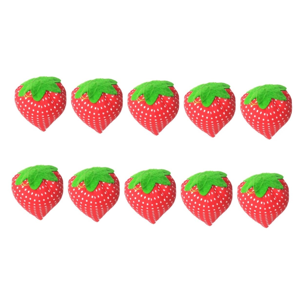 STOBOK 30piezas Alfiletero Forma De Fresa Herramienta De Costura Atractivo y Funcional Para Organizar Agujas De Coser y Accesorios De Manualidades