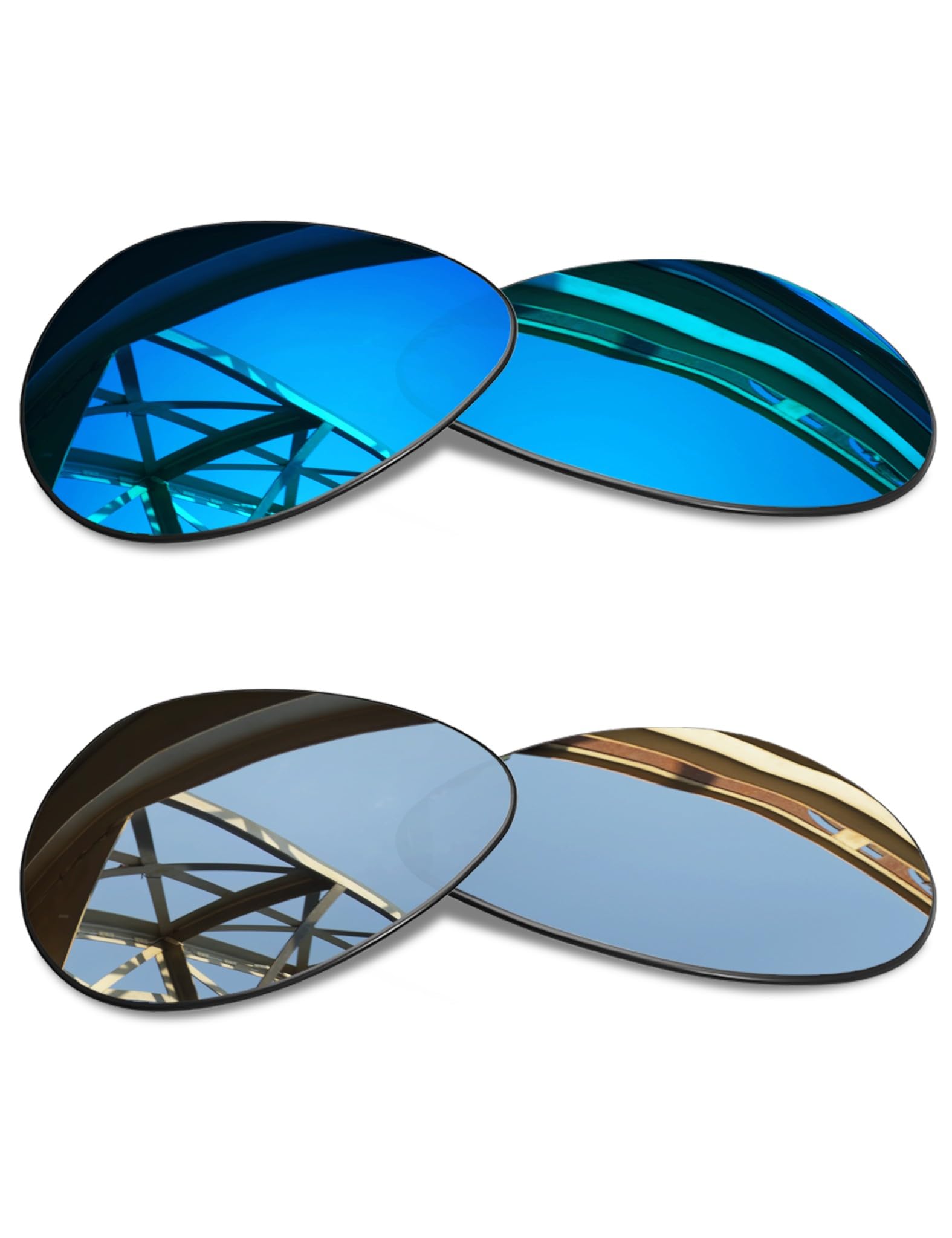 Replacement Lenses for Ray-Ban Aviator RB3025 55mm/58mm/62mm Sunglass