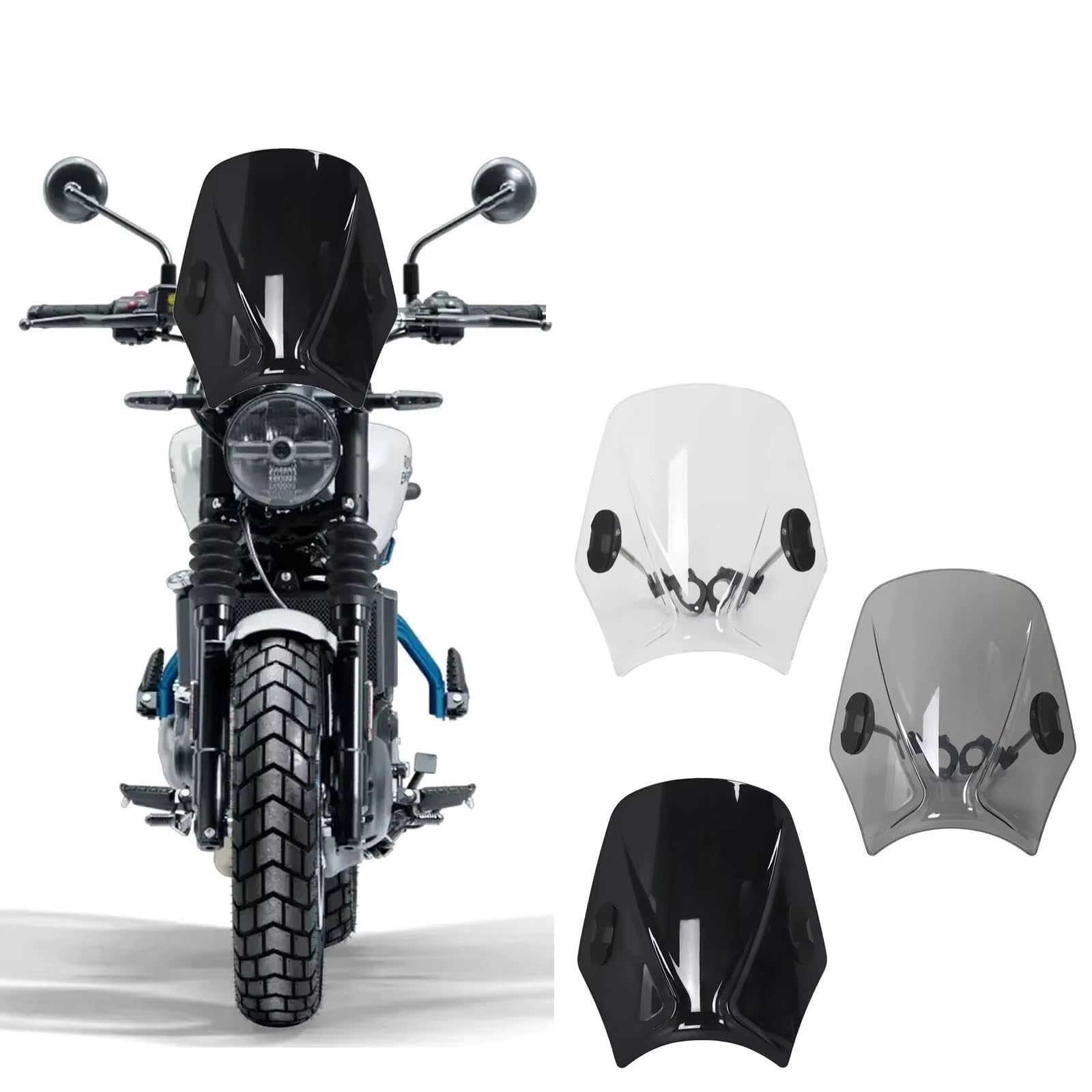 Parabrezza Moto Compatibile Con Guerrilla450 Parabrezza Copertura Protettiva Per Moto Deflettore Accessori Per Parti Del Per Anteriore | Clear