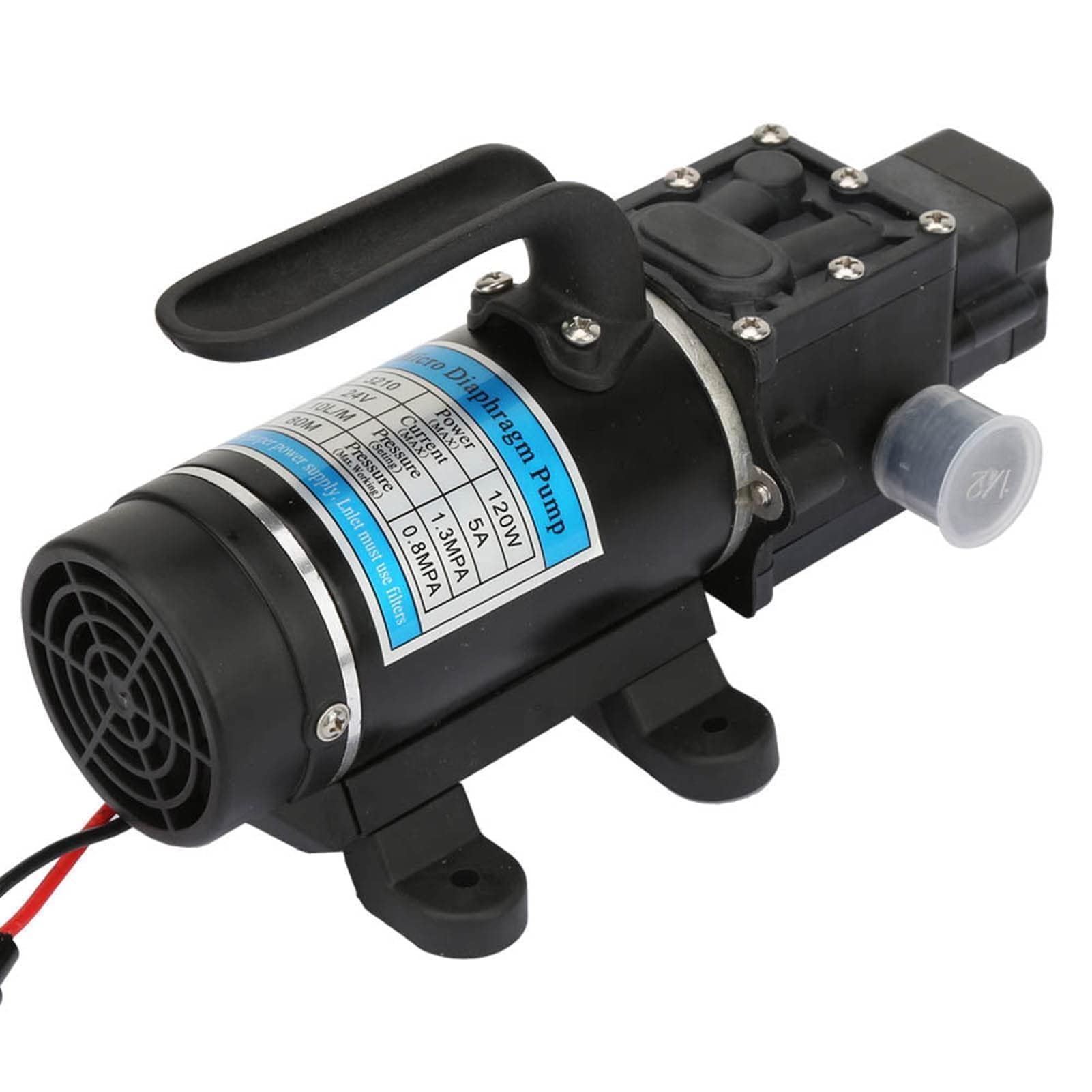 Pompe à Eau électrique 120W, 10L/m, Pompe à Membrane Auto-amorante Pour Nettoyeur Haute Pression 24v5a 90824591