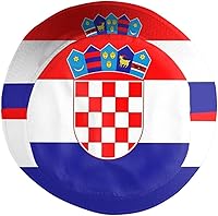 Vista 4 de Sombrero de pescador croata con bandera de Croacia, gorra de pescador croata para exteriores para mujeres y hombres