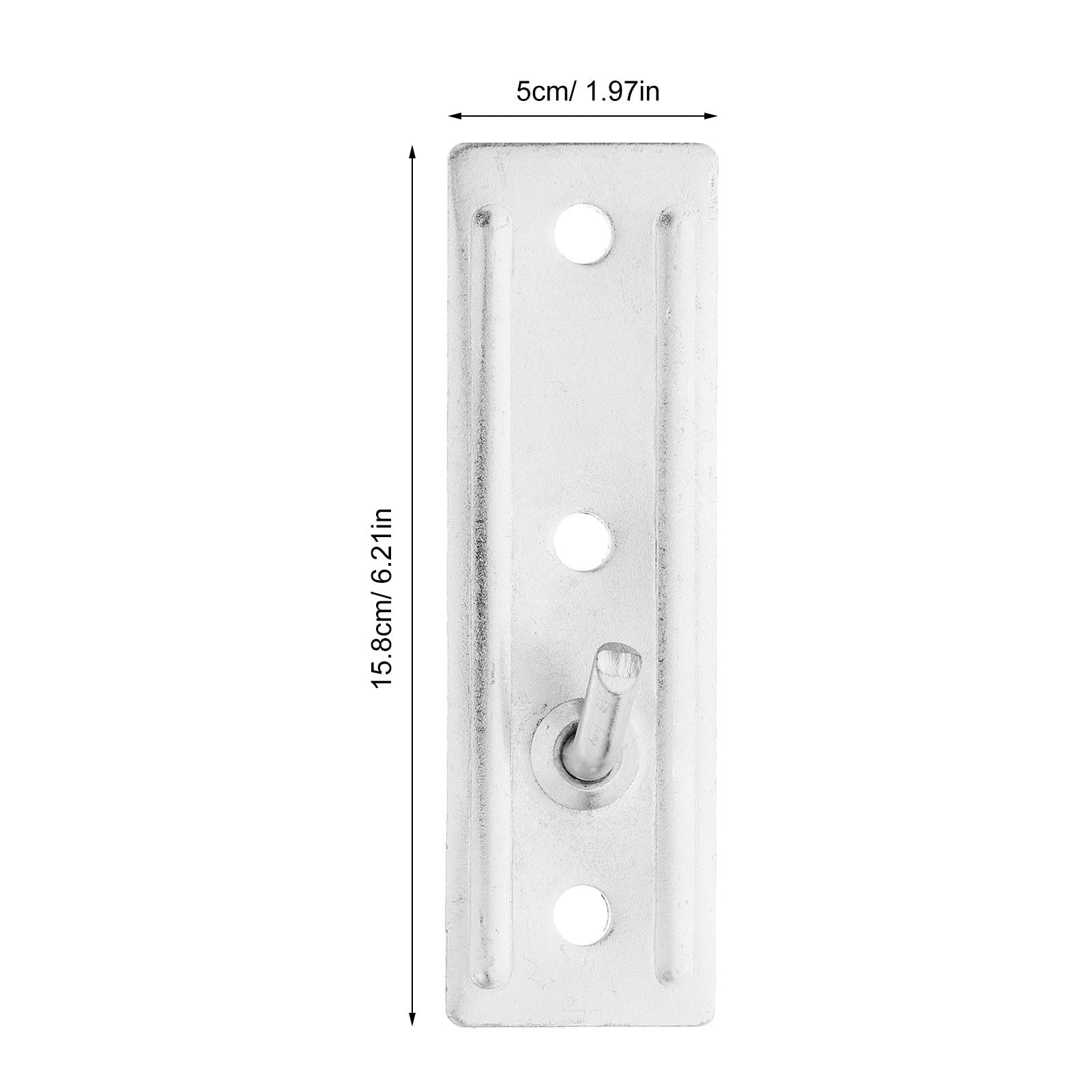 GALPADA Soporte para Calentador de Agua Eléctrico de Hierro Plata, Resistente y Ahorrador de Espacio para Baños y Apartamentos, 1 Set