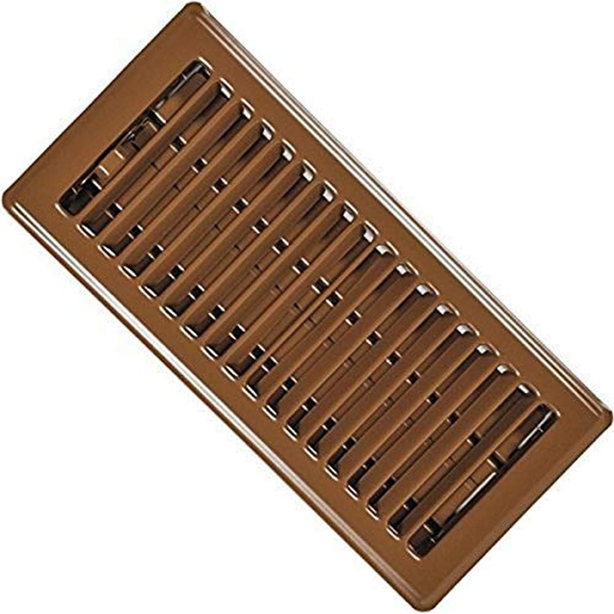 Imperial RG0257 Lamellen-Register 10,2 X 30,5 Cm – Braun, 2 Stück, Aus Stahl Mit Pulverbeschichtung, Für Lüftung & Luftdiffusion