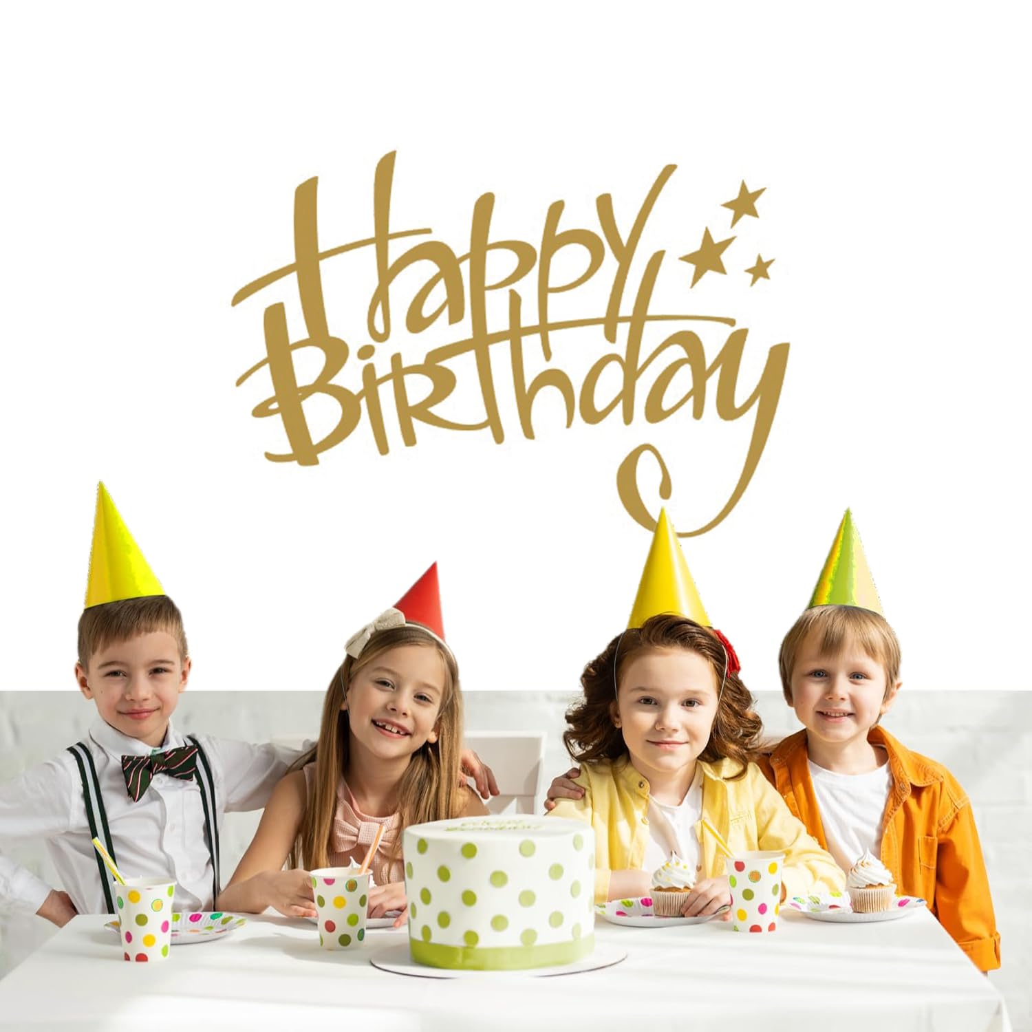 Telón de Fondo de Cumpleaños 3.6x2.5m, Oro Feliz Cumpleaños Firmar DIY Fotografía Fondo Niña Mujeres 1 2 3 30 años Cumpleaños Fiesta Mesa de Tartas Decoraciones Banner Estudio Accesorios