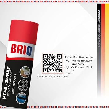 Brio Ptfe Dry Lubricant 400 Ml