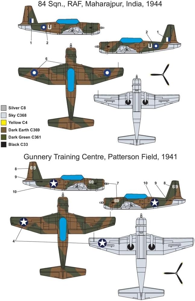 MDR14427 1/144 Vultee Vengeance Aircraft Model kit. 3D-Printed