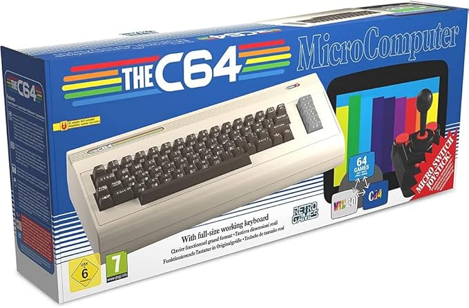 The C64 Maxi Micro Console + Joystick (Retro Console System)