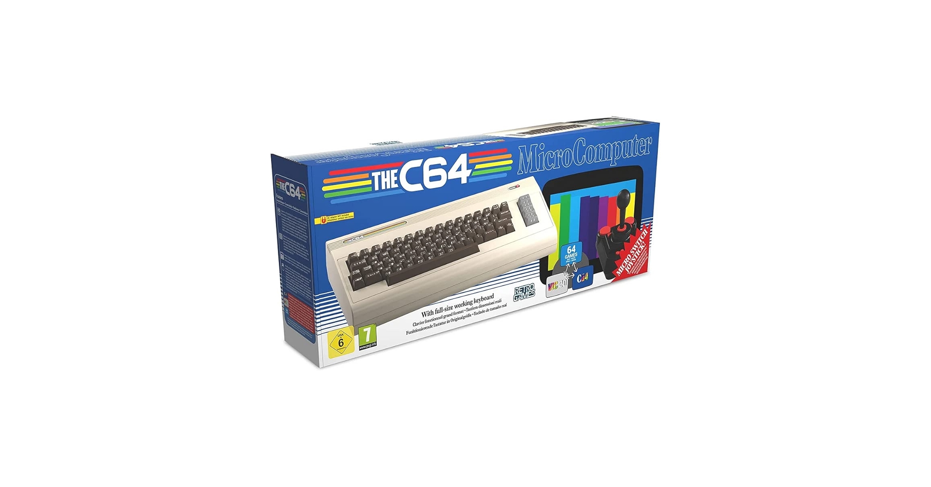 マ*ン様 Commodore 64 THEC64 クラシックゲームコンソール The C64 Unboxing 2022! [COMMODORE 64 RETRO CONSOLE!] - YouTube