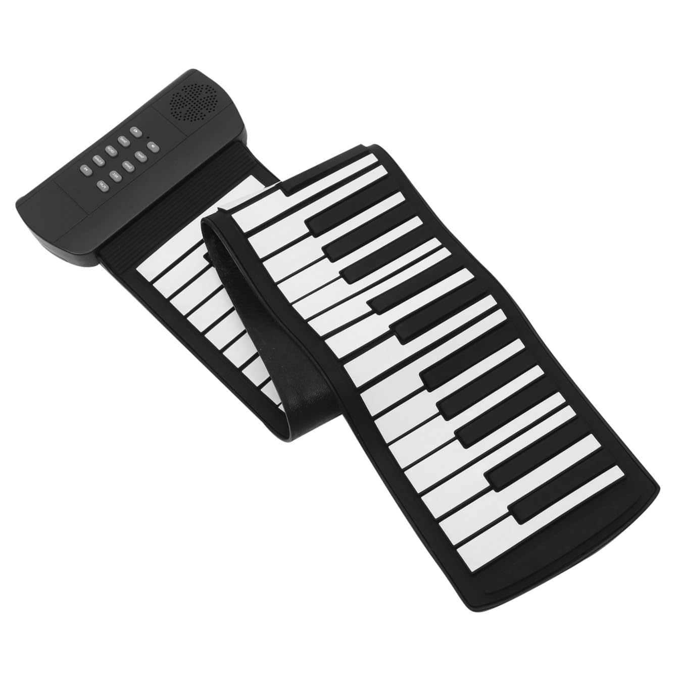 Mikinona Pianoforte Digitale Portatile Tastiera Arrotolabile 61 Tasti in Silicone, Effetto Vibrato e Programmazione, per Ragazzo Ragazza